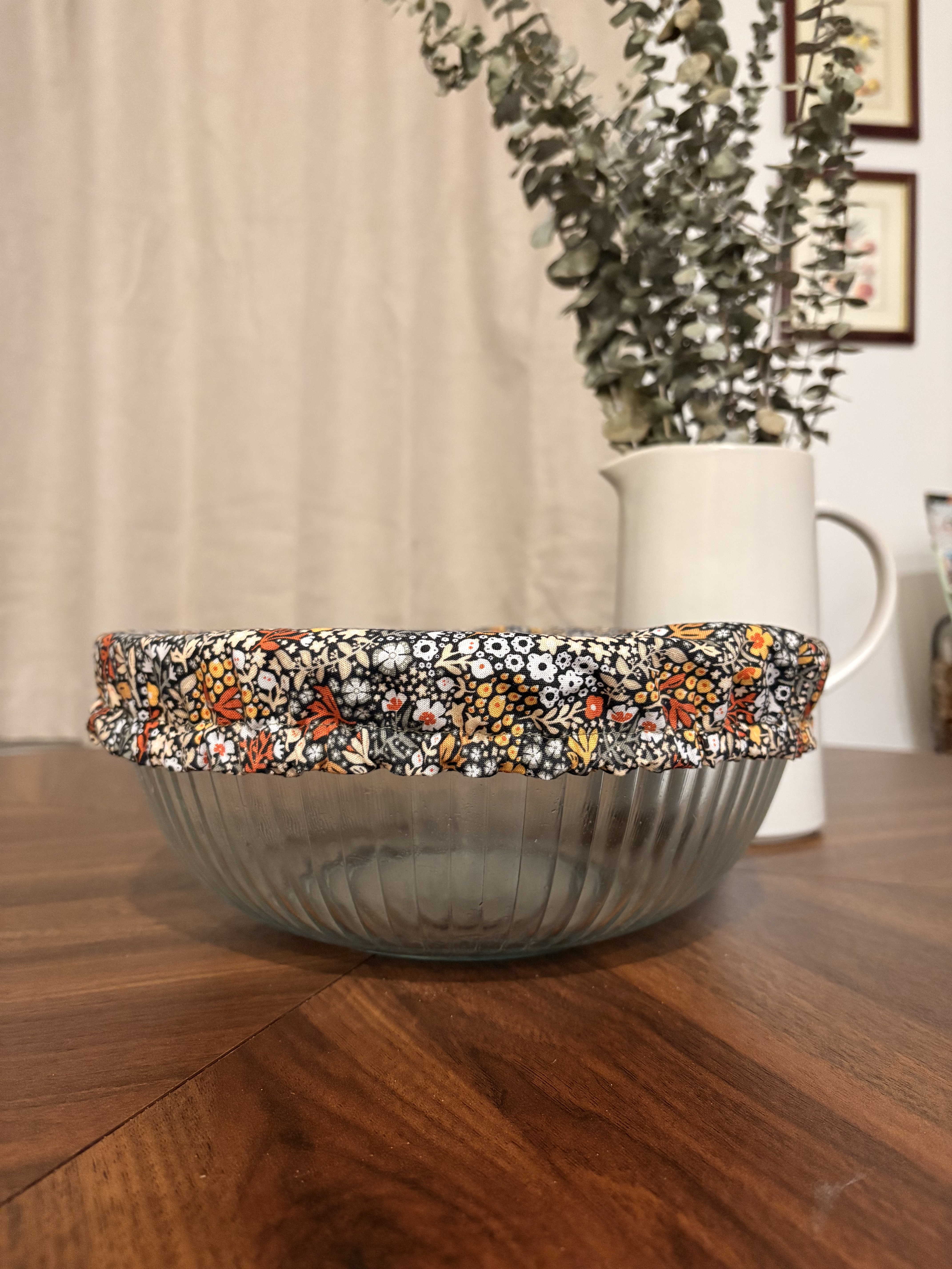 Large cotton bowl cover